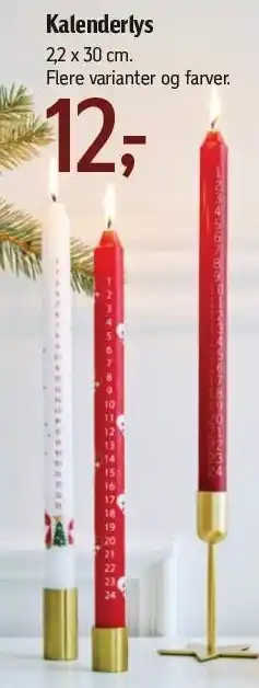Føtex Kalenderlys tilbud