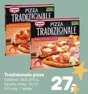 Kvickly Tradizionale pizza tilbud