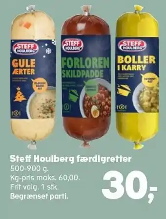 Kvickly Steff houlberg færdigretter tilbud