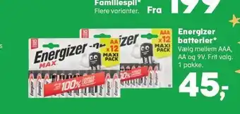 Kvickly Energizer batterier tilbud