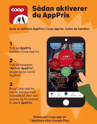 Kvickly Sådan aktiverer du apppris tilbud