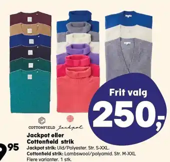 Kvickly Jackpot eller cottonfield strik tilbud