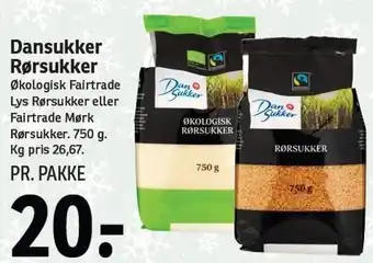 SPAR Dansukker rørsukker tilbud