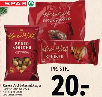 SPAR Karen volf julesmåkager tilbud
