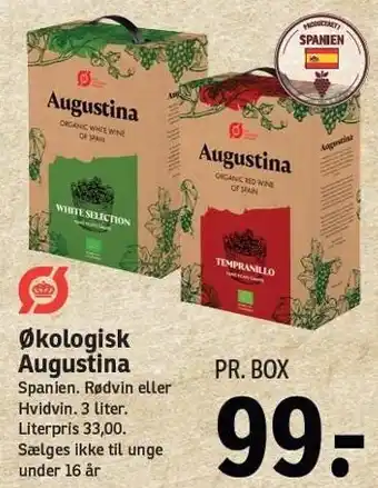SPAR Økologisk augustina tilbud