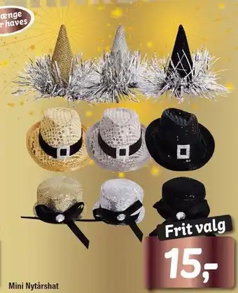 Mini nytårshat