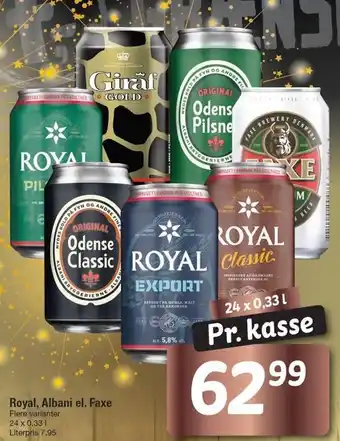 Fakta Tyskland Royal, albani el. faxe tilbud