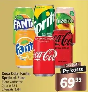 Fakta Tyskland Coca cola, fanta, sprite el. fuze tilbud