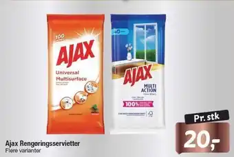 Ajax rengøringsservietter