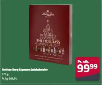 Fleggaard Anthon Berg Liqueurs Julekalender tilbud