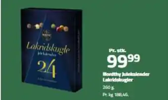 Fleggaard Nordthy Julekalender Lakridskugler tilbud