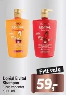 Fakta Tyskland L'oréal elvital shampoo tilbud