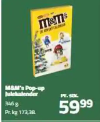 Fleggaard M&M's Pop-up Julekalender tilbud