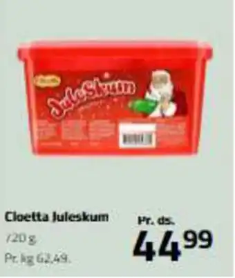 Fleggaard Cloetta Juleskum tilbud