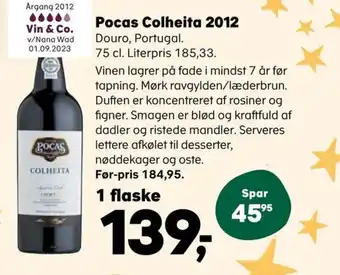 Pocas Colheita 2012