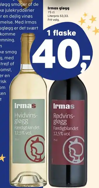 SuperBrugsen Irmas gløgg tilbud