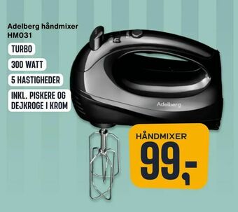 Skousen Adelberg håndmixer HM031 tilbud