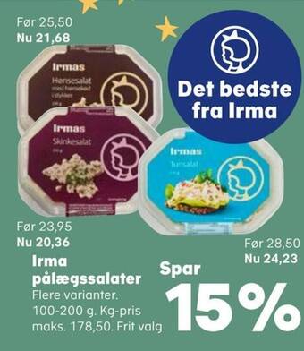 SuperBrugsen Irmas Skinkesalat tilbud