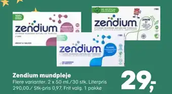 SuperBrugsen Zendium mundpleje tilbud