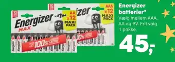 SuperBrugsen Energizer batterier tilbud