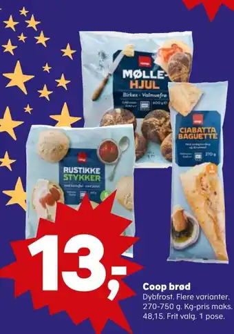 SuperBrugsen Coop brød tilbud