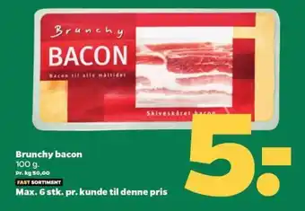 Netto Brunchy bacon tilbud