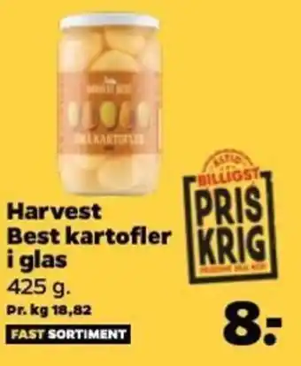 Netto Harvest Best kartofler i glas tilbud