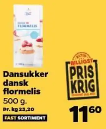 Netto Dansukker dansk flormelis tilbud