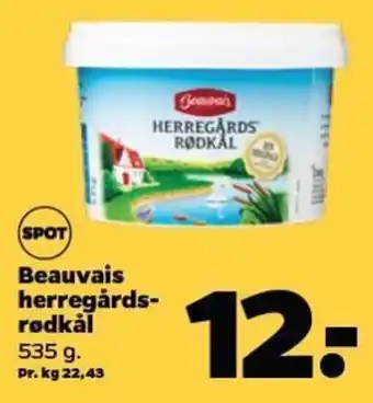 Netto Beauvais herregårds-rødkål tilbud