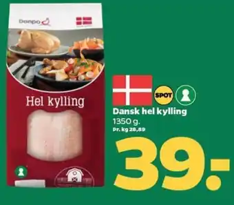 Netto Dansk hel kylling tilbud