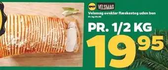 Netto Velsmag ovnklar flæskesteg uden ben tilbud