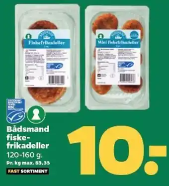 Netto Bådsmand fiske-frikadeller tilbud