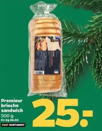 Netto Premieur brioche sandwich tilbud