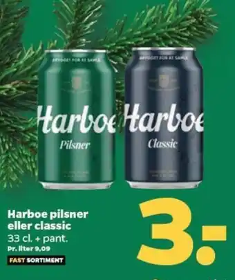 Netto Harboe pilsner eller Classic tilbud