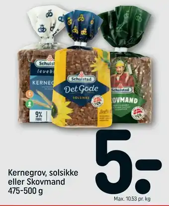 REMA 1000 Kernegrov, solsikke eller Skovmand tilbud