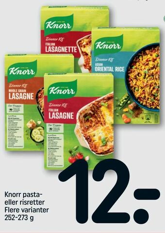 REMA 1000 Knorr pasta eller risretter tilbud