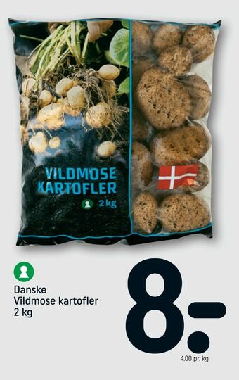 REMA 1000 Danske Vildmose kartofler tilbud