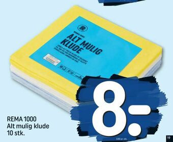 REMA 1000 REMA 1000 Alt mulig klude tilbud
