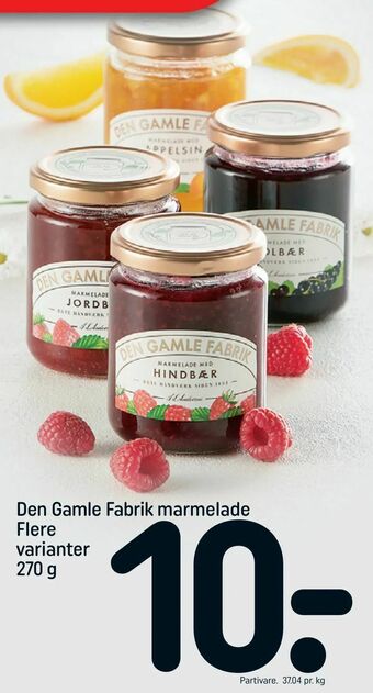 REMA 1000 Den Gamle Fabrik marmelade tilbud