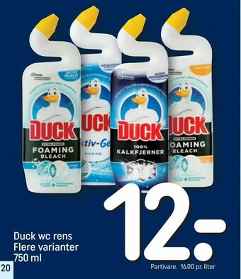 REMA 1000 Duck wc rens tilbud