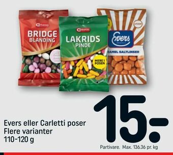 Evers eller Carletti poser
