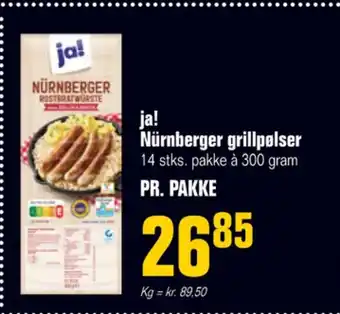Otto Duborg Ja! grillpølser tilbud