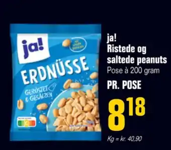 Otto Duborg Ja! peanuts tilbud