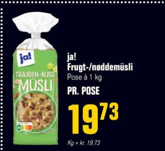 Otto Duborg Ja! müsli tilbud