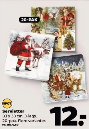 Netto Servietter tilbud