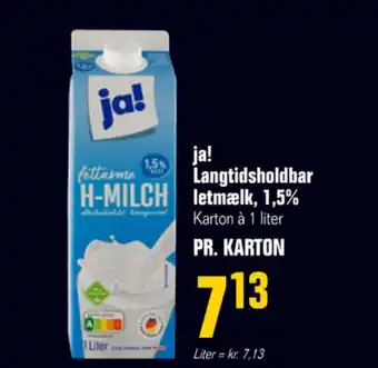 Poetzsch Padborg Ja! letmælk langtidsholdbar 1,5% tilbud