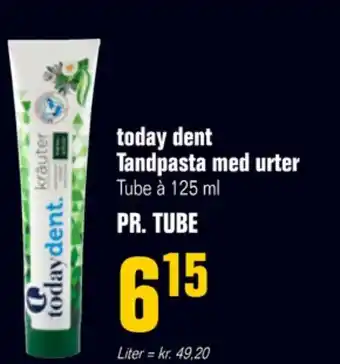 Otto Duborg Today tandpasta tilbud