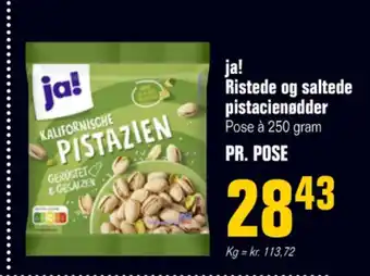 Poetzsch Padborg Ja! pistacienødder tilbud