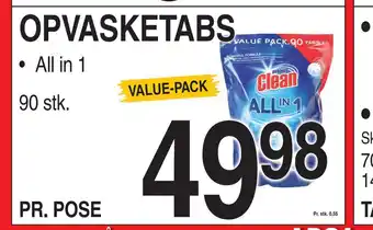 ABC Lavpris Opvasketabs tilbud