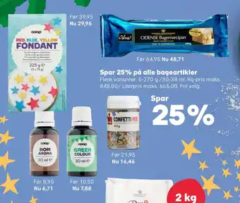 Spar 25% på alle bageartikler
